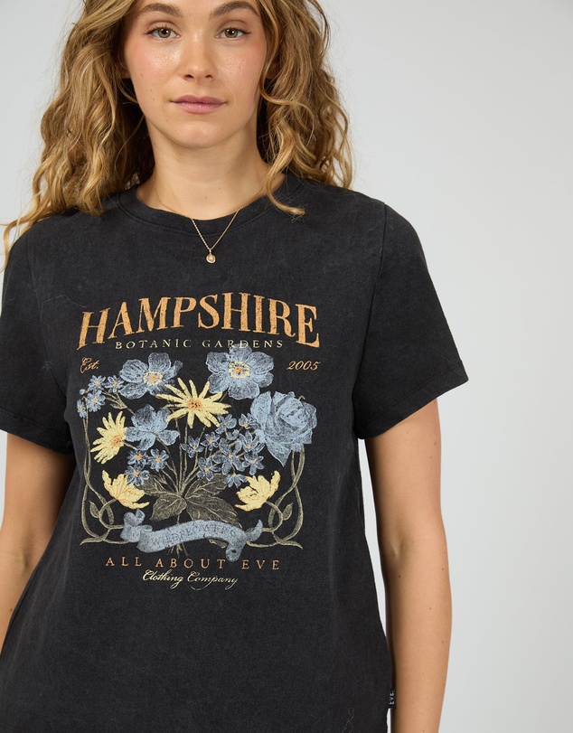 All About Eve - Hampshire Regular Tee Washed Black