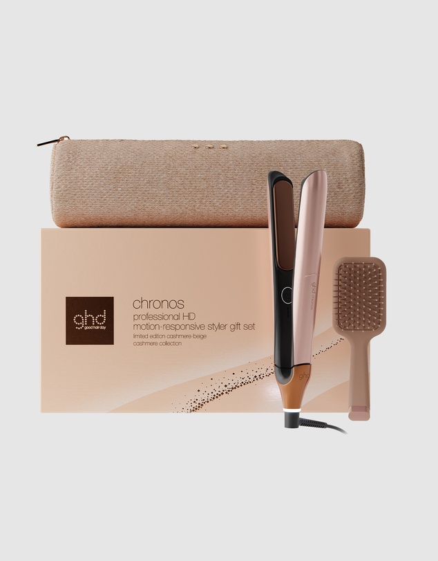 ghd - chronos™ Ultra-Fast Hair Straightener Limited Edition Gift Set in Cashmere Beige