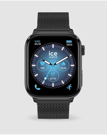 Ice-Watch - Ice smart 3.0 1.78 Amoled GPS Black Milanese Strap Watch