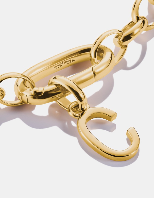 THOMAS SABO - THOMAS SABO Connect Charm letter C Gold