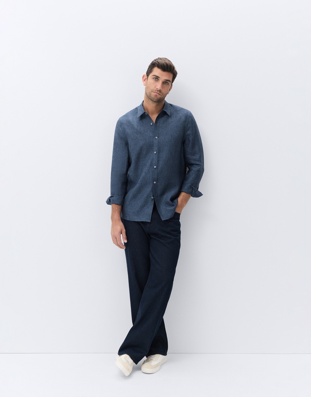 UNISON - Linen Regular Fit Shirt