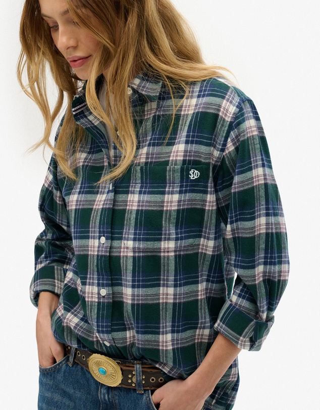 Superdry - Check Flannel Boyfriend Shirt