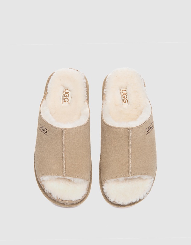 EVERAU - Australian Shepherd Ugg Colven Cow Suede Upper Loafer Oxfords Flats