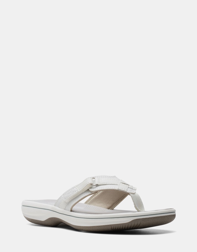 Clarks - Brinkley Sea White Synthetic