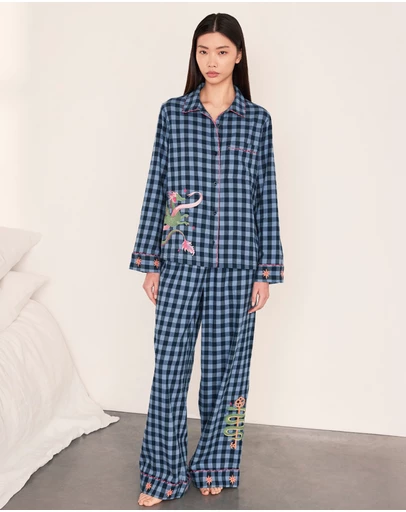 Chelsea Peers - Organic Cotton Dragon Hero Long Pyjama Set