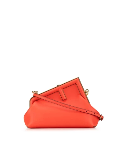Pre-Loved by Azura Reborn - Pre-Loved Fendigraphy Coral Leather Crossbody