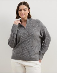 Atmos&Here Curvy - Evie Knit Jumper