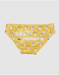 Salty Johnson - OG Shakers Brief Yellow