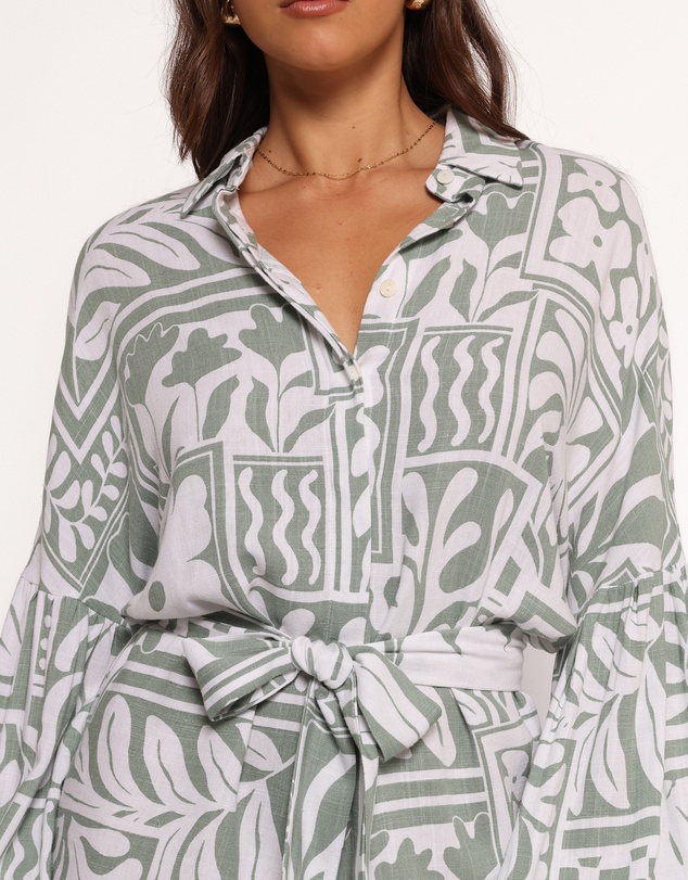 Petal & Pup - Tansy Playsuit - Sage Print