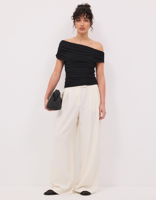Calli - Aurelia Off Shoulder Mesh Top