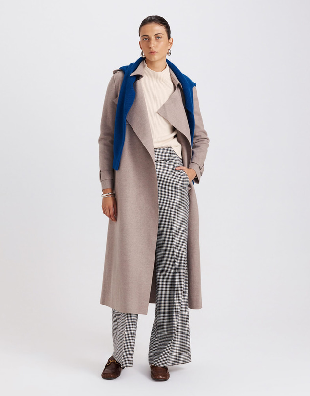 SABA - Karla Wool Longline Trench Coat