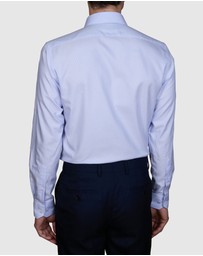 Abelard - Ziggurat Zig-Zag Twill Slim Fit Shirt