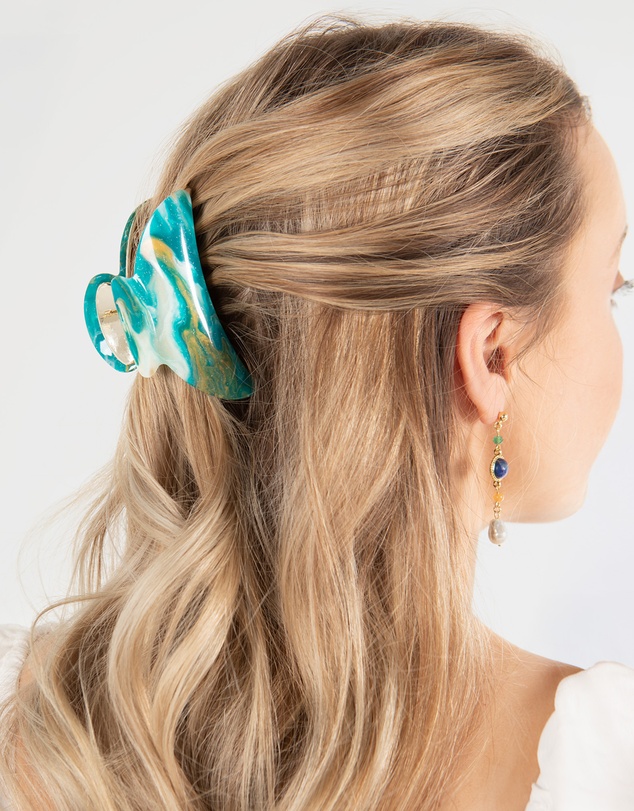 Mestige - Coastline Acetate Claw Hair Clip - 2 Pack