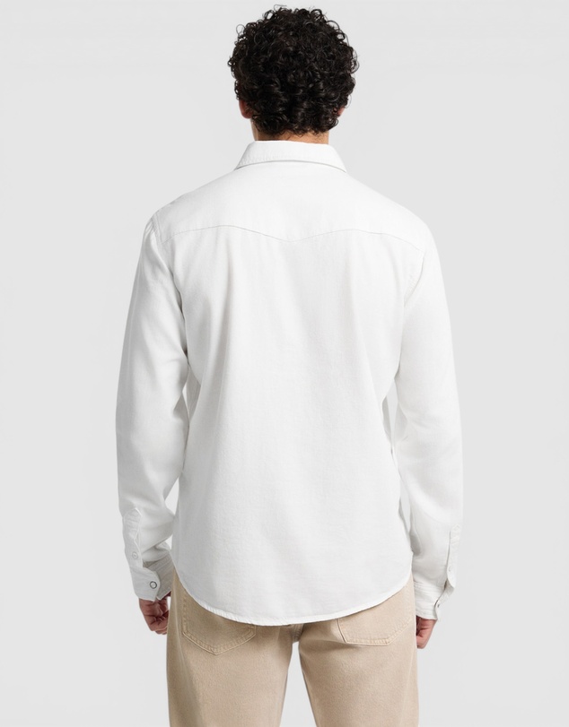 GUESS Jeans - GUESS JEANS Eco Slim Long Sleeve Denim Twill Shirt