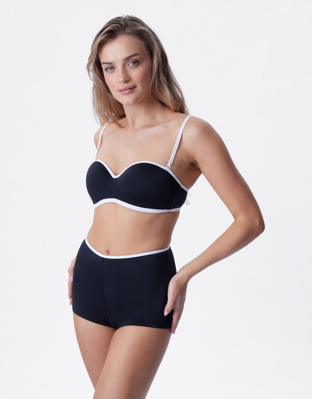Bras N Things - Skye Wirefree Balconette Bikini Top - Black