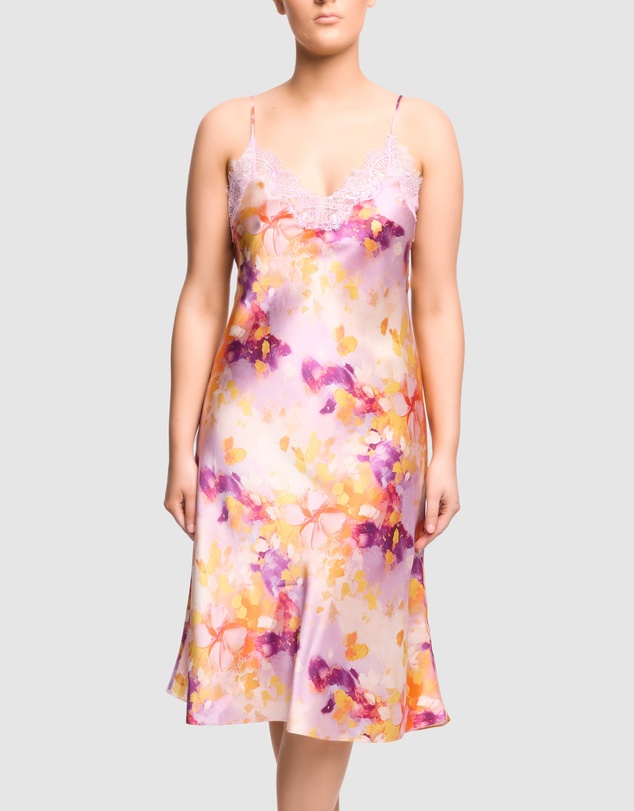 Sainted Sisters - Scarlett Silk Long Chemise