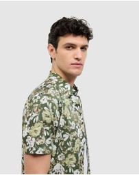 Politix - Painted Floral Short Sleeve Shirt