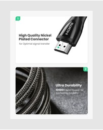 Ugreen - UGREEN 8K HDMI Cable 2m 48Gbps HDR 8K 60Hz