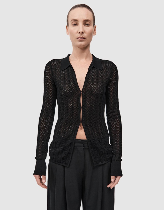 St. Agni - Textured Knit Shirt