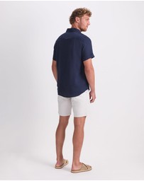 Sportscraft - Short Sleeve Linen Shirt