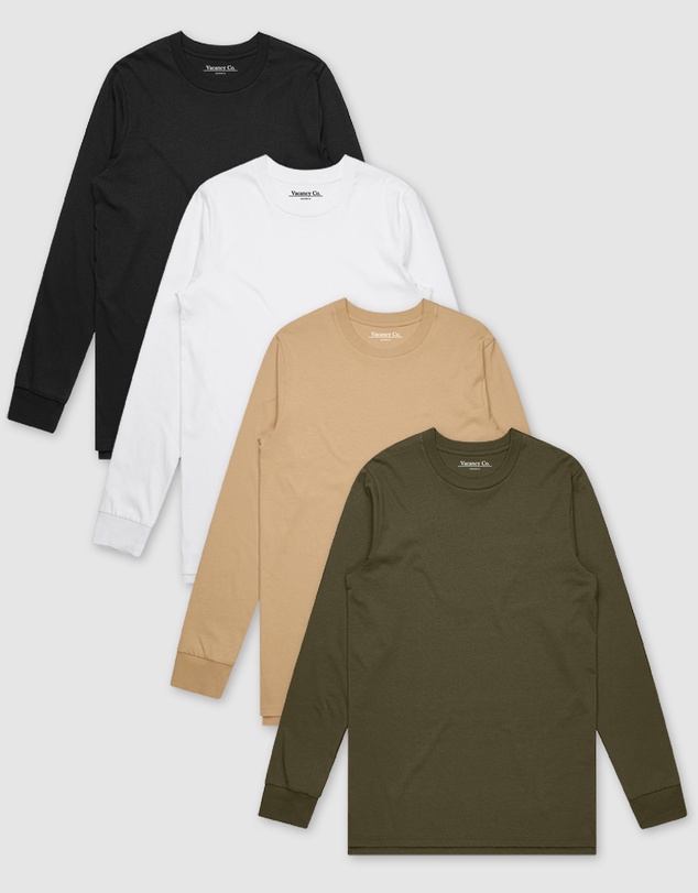 Vacancy Co - 4-Pack Vacant Long Sleeve Tee