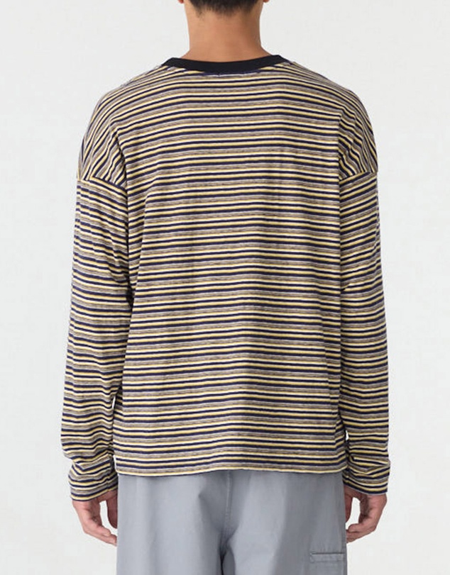 Bassike - Vintage Stripe LS T-Shirt