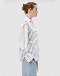 Oroton - Fluid Stripe Shirt