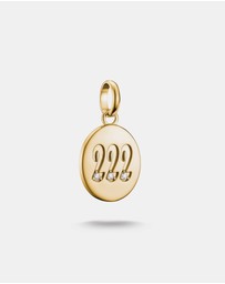 THOMAS SABO - THOMAS SABO Connect Charm angel number 222 with stones Gold
