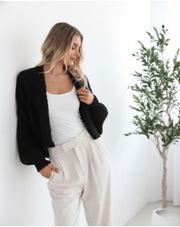 Esther & Co - Dorine Cardigan - Black