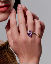 Karen Walker - Rock Garden Mini Ring with Citrines