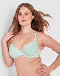 Bras N Things - Pure Body Full Cup Bra-Light Green