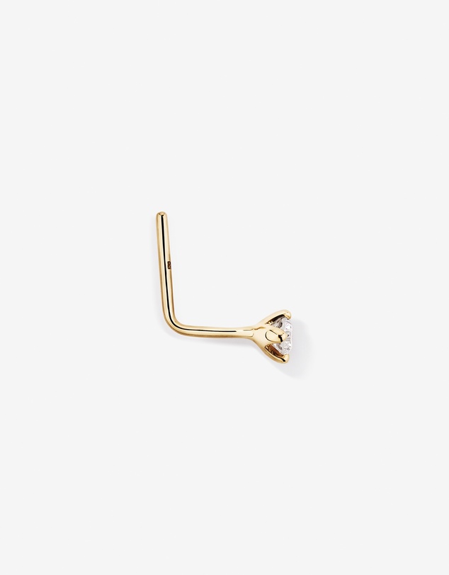 Michael Hill - Diamond Nose Stud with 0.030 Carat TW in 10kt Yellow Gold