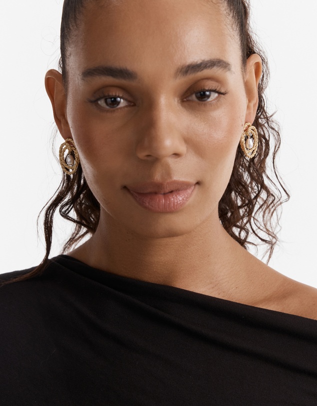MIMCO - Twine Pearl Stud Earrings
