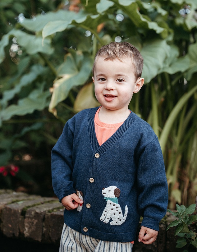 Purebaby - Doggy Cardigan-Kids-Babies