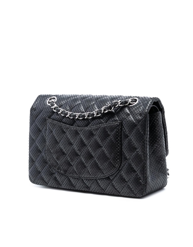 Pre-Loved by Azura Reborn - Pre-Loved Medium Classic Perforated Lambskin Double Flap