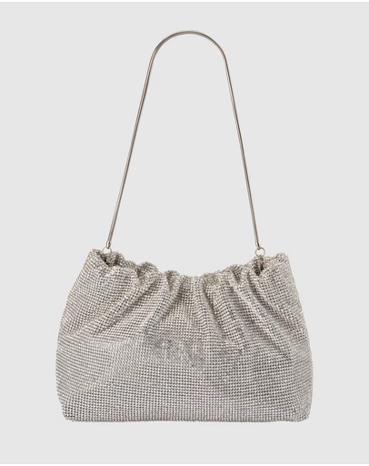 Olga Berg - Jessie Crystal Mesh Pouch