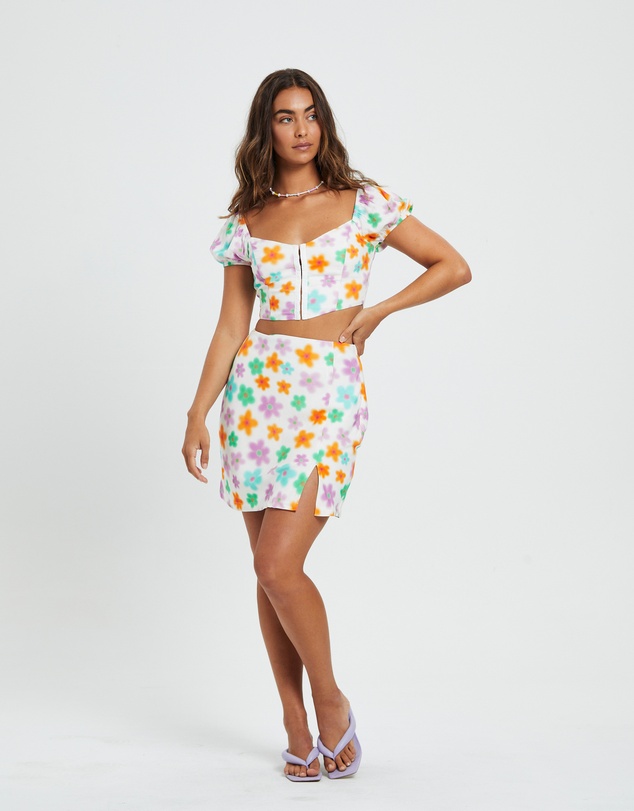Dont Ask Amanda - Demi Printed Mini Skirt