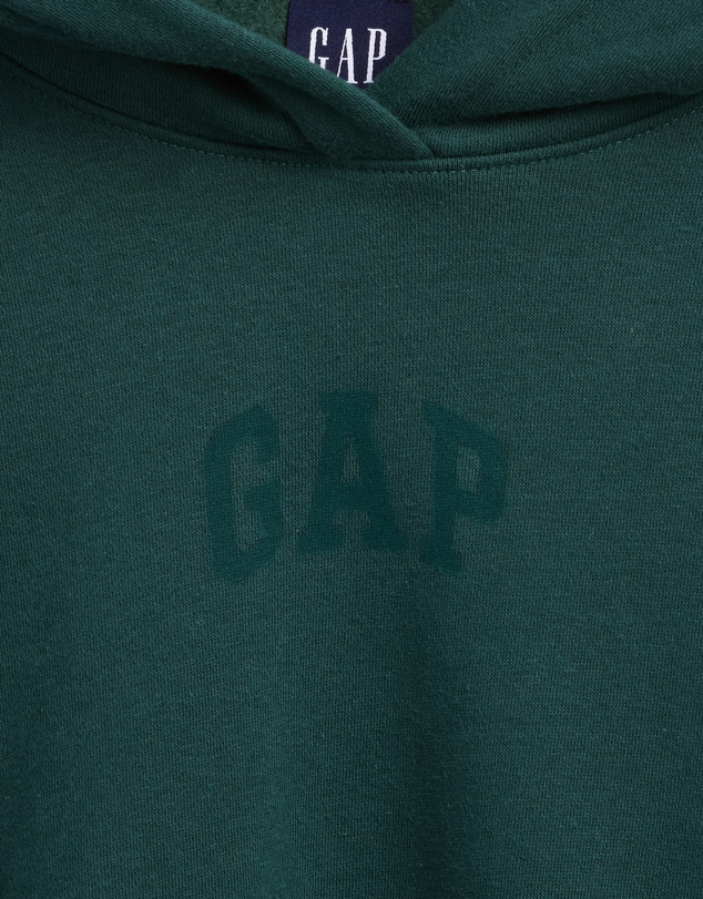 GAP - Logo Cropped Pullover Hoodie