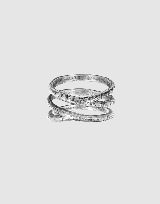 Haze & Glory - ICONIC EXCLUSIVE - Comes Around Goes Around Ring in Oxidised 925 Silver