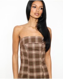 Dazie - Unspoken Check Mini Dress