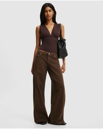 Cotton On - Hold Me Gathered V Tank