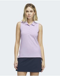 adidas Performance - Ultimate365 Solid Sleeveless Polo Shirt Womens