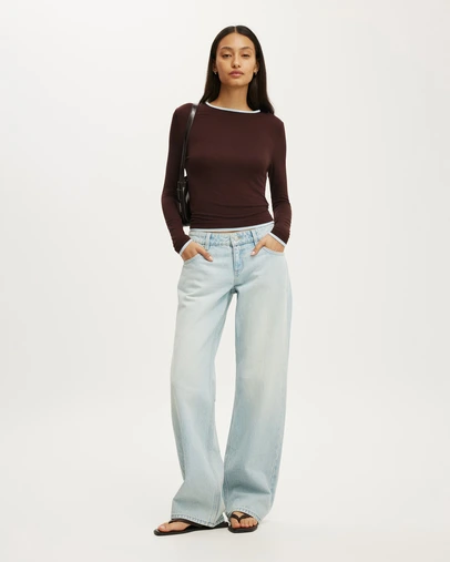 Cotton On - Low Rise Straight Jean