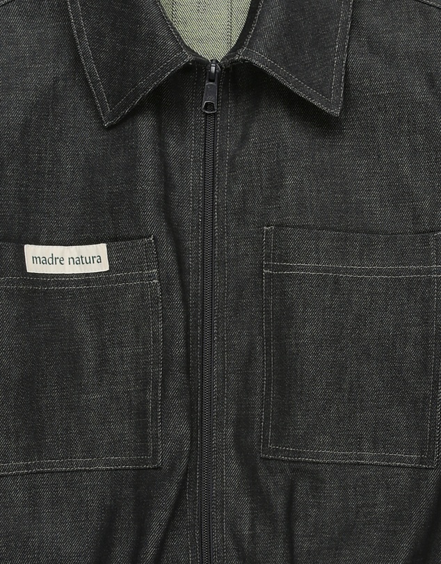 Madre Natura - Fig Denim Bomber Jacket