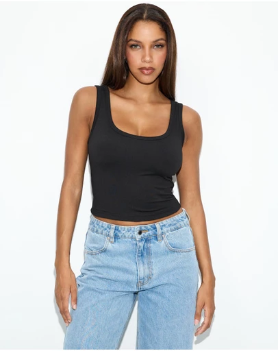 Dazie - Nicole Sculpt Tank Top
