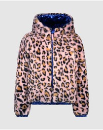 B.Nosy - Jessie Reversible Faux Fur Jacket - Kids-Teens