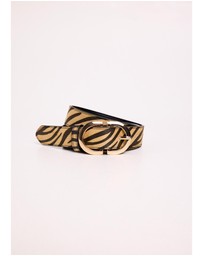 Alice In The Eve - Zuri Zebra Printed Belt