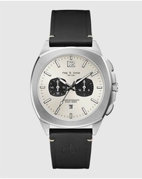 rag & bone - Rag & Bone Bleeker Silver-Tone Chronograph Watch