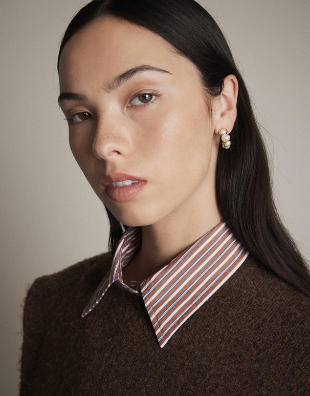MIMCO - Jovie Pearl Hoop Earrings