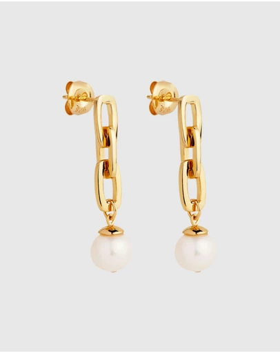 Najo - Clair de Lune Yellow Gold Earrings